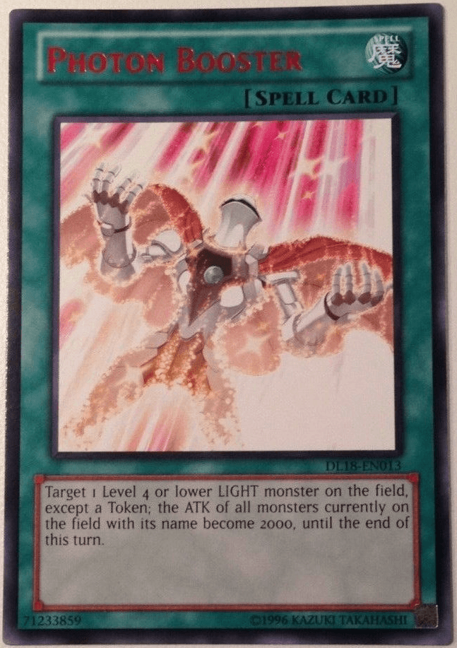 Photon Booster (Red) [DL18-EN013] Rare - Josh's Cards