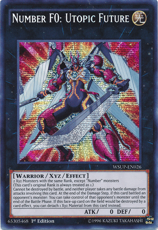 Number F0: Utopic Future [WSUP-EN026] Secret Rare - Josh's Cards