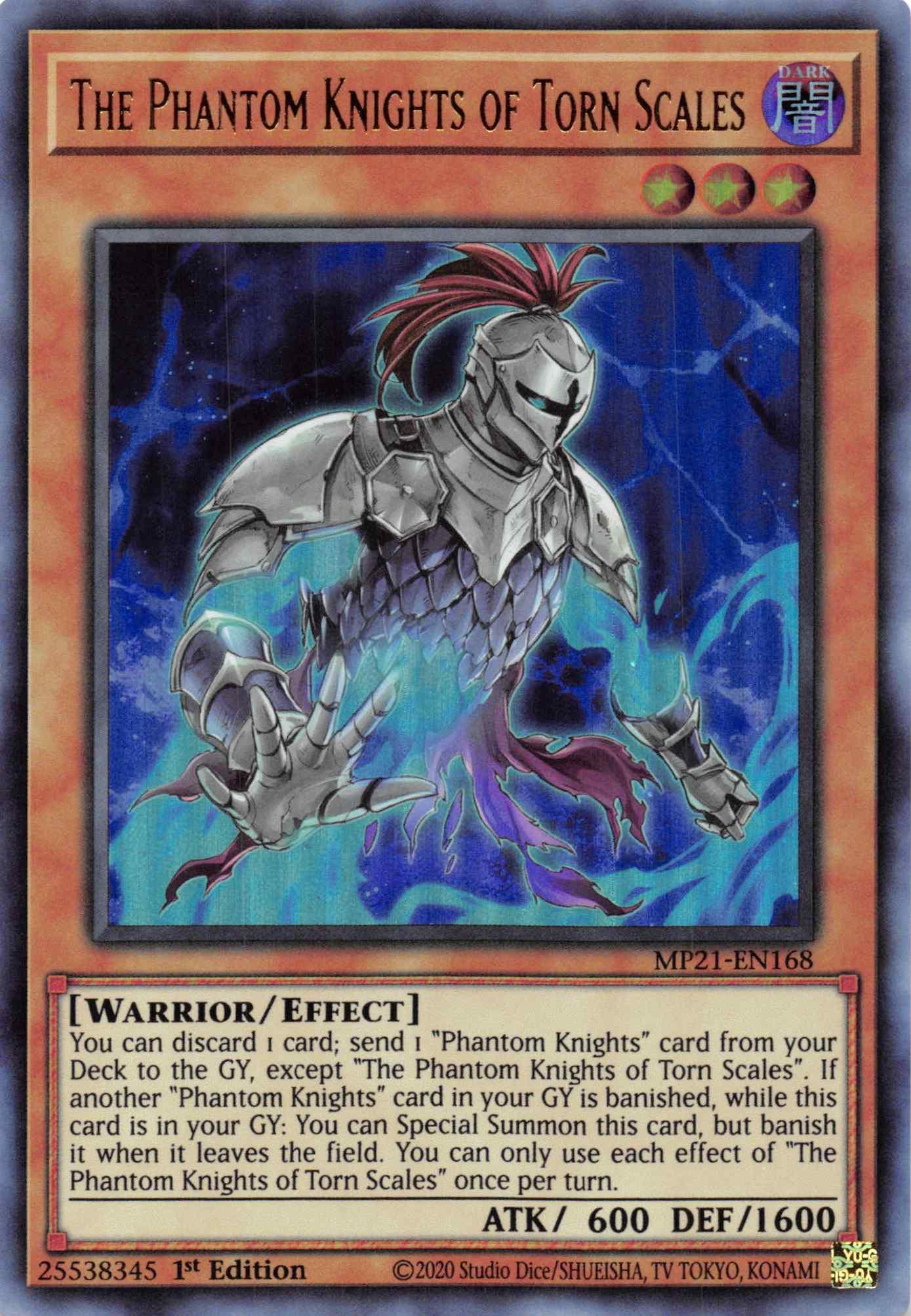 The Phantom Knights of Torn Scales [MP21-EN168] Ultra Rare - Josh's Cards