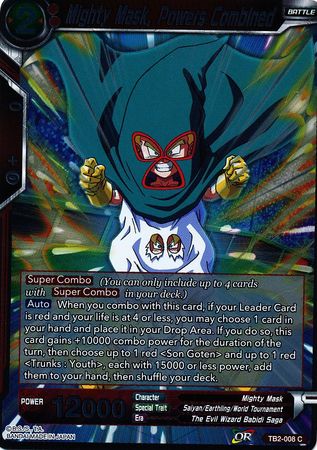 Mighty Mask, Powers Combined (TB2-008) [World Martial Arts Tournament] Parallel Foil