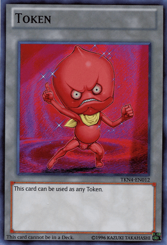 Ojama Token (Red) [TKN4-EN012] Super Rare - Josh's Cards