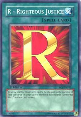 R - Righteous Justice [EOJ-EN040] Common - Josh's Cards