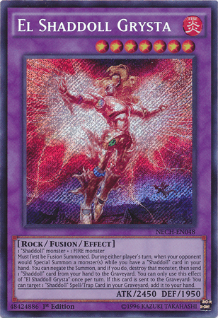 El Shaddoll Grysta [NECH-EN048] Secret Rare - Josh's Cards