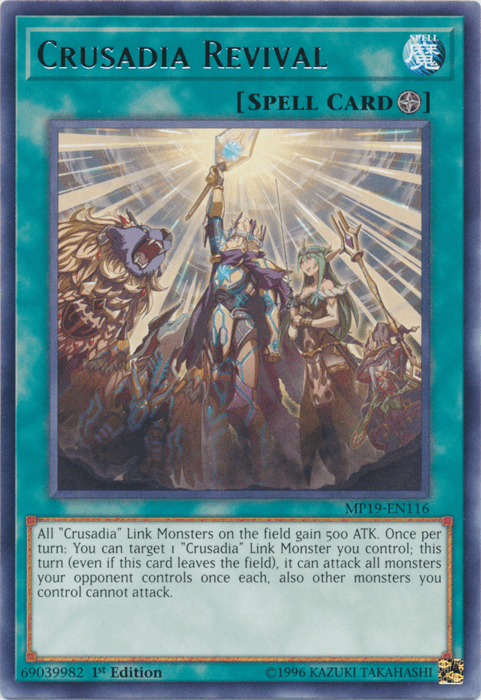 Crusadia Revival [MP19-EN116] Rare - Josh's Cards