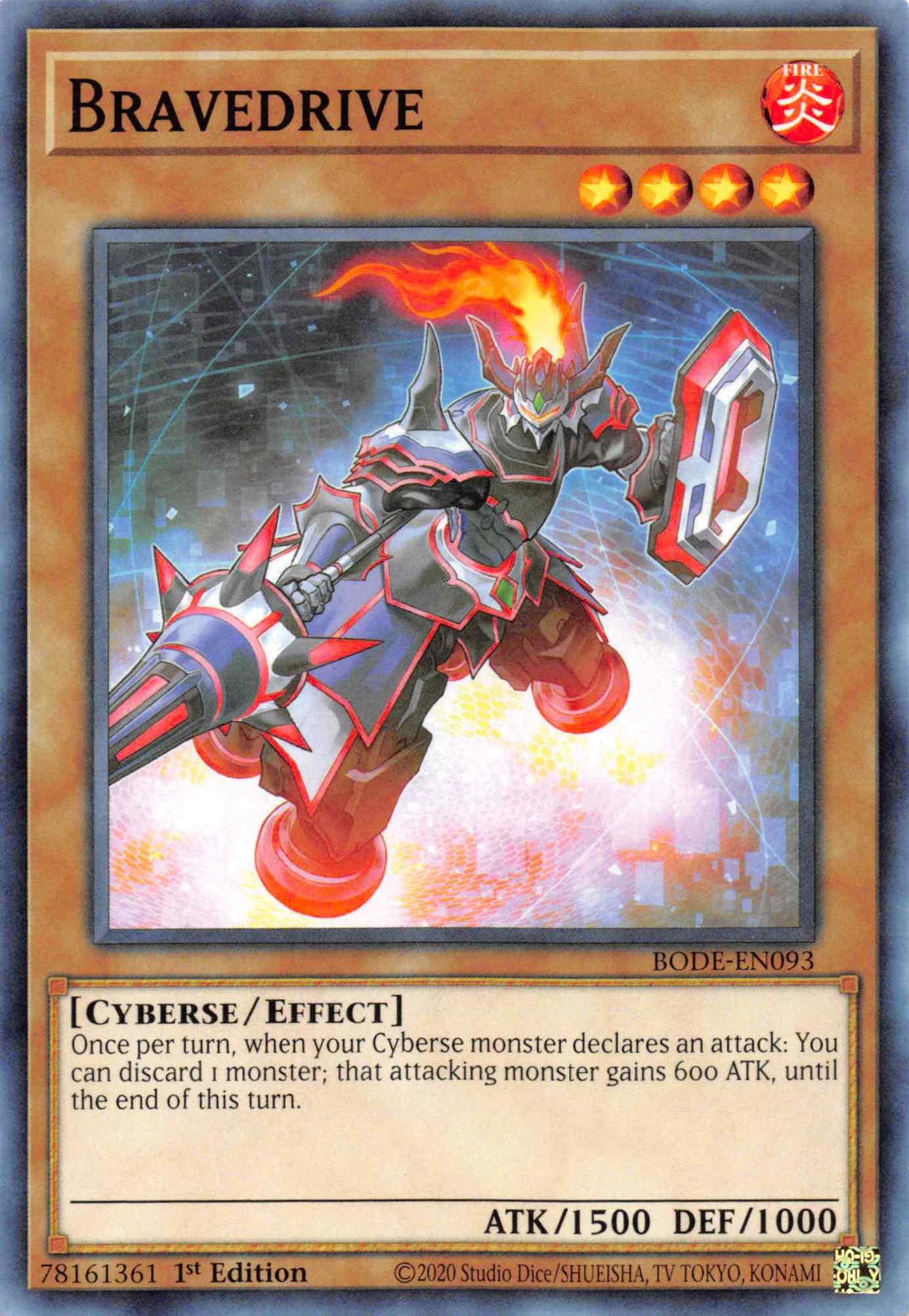 Bravedrive [BODE-EN093] Common - Josh's Cards
