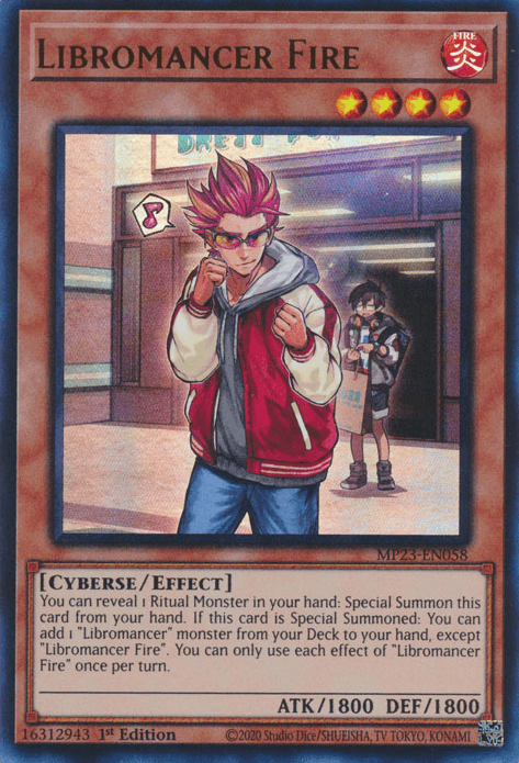 Libromancer Fire [MP23-EN058] Ultra Rare - Josh's Cards
