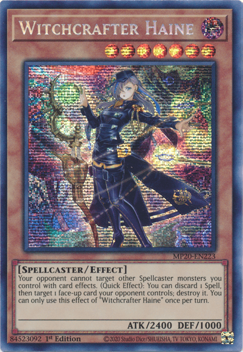 Witchcrafter Haine [MP20-EN223] Prismatic Secret Rare - Josh's Cards