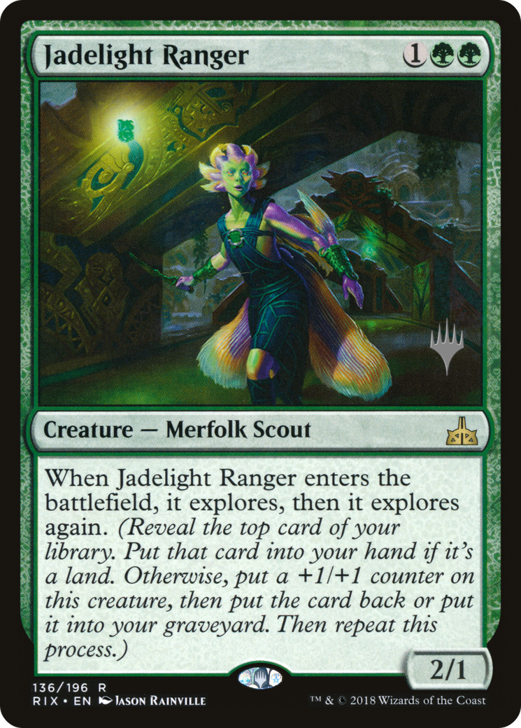 Jadelight Ranger (PPM20-136P) - Rivals of Ixalan Promos