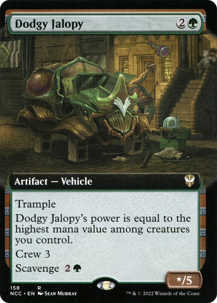 Dodgy Jalopy (NCC-158) - New Capenna Commander: (Extended Art)