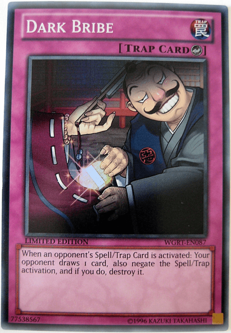 Dark Bribe [WGRT-EN087] Super Rare - Josh's Cards