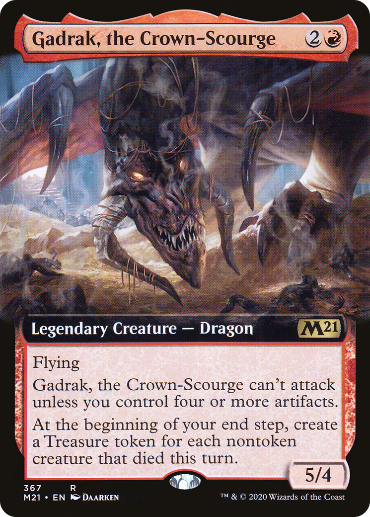 Gadrak, the Crown-Scourge (M21-367) - Core Set 2021: (Extended Art)