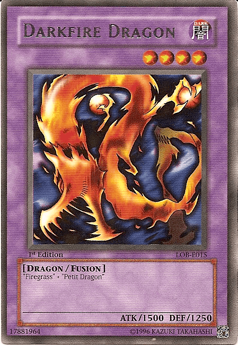Darkfire Dragon [LOB-E015] Rare - Josh's Cards
