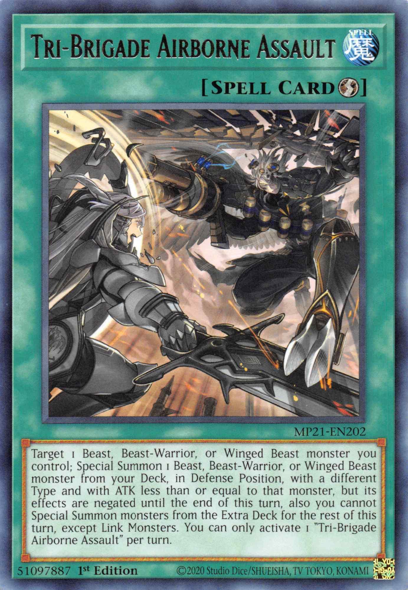 Tri-Brigade Airborne Assault [MP21-EN202] Rare - Josh's Cards