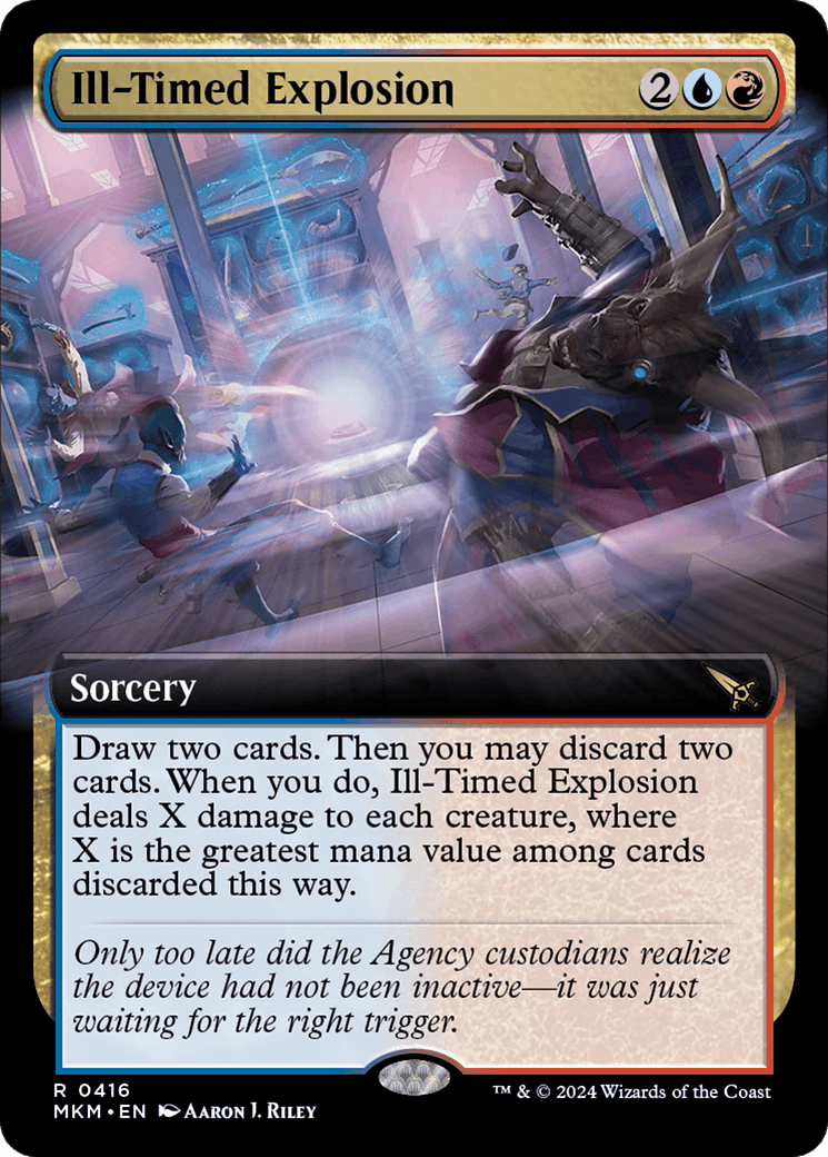 Ill-Timed Explosion (Extended Art) [Murders at Karlov Manor] - Josh's Cards