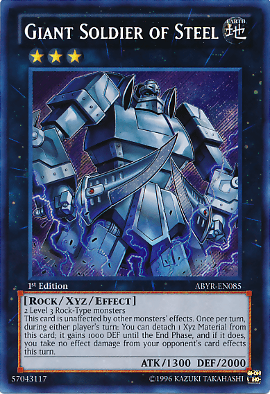 Giant Soldier of Steel [ABYR-EN085] Secret Rare - Josh's Cards
