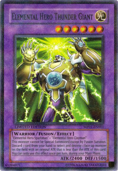 Elemental Hero Thunder Giant [MF01-EN001] Parallel Rare - Josh's Cards