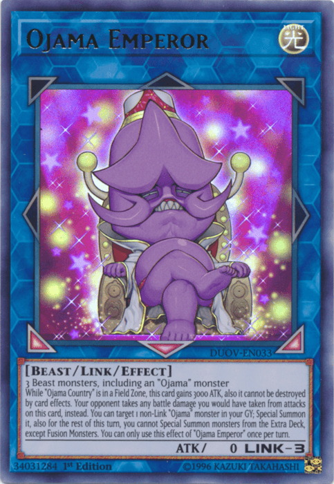 Ojama Emperor [DUOV-EN033] Ultra Rare - Josh's Cards