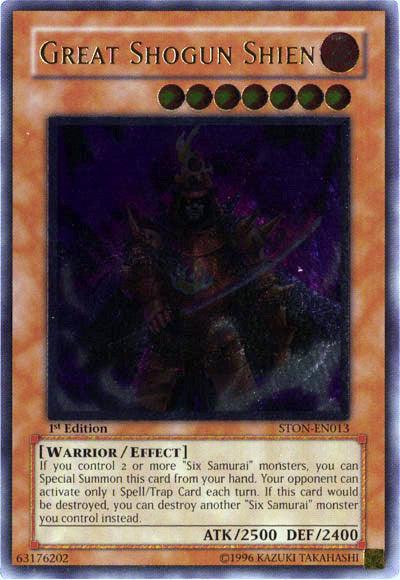 Great Shogun Shien [STON-EN013] Ultimate Rare - Josh's Cards