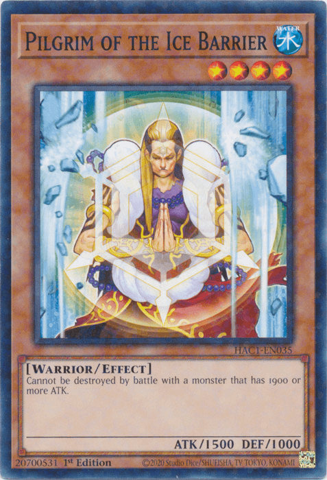 Pilgrim of the Ice Barrier (Duel Terminal) [HAC1-EN035] Common - Josh's Cards