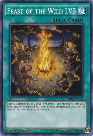 Feast of the Wild LV5 [MP15-EN100] Common - Josh's Cards