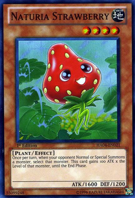 Naturia Strawberry [HA04-EN021] Super Rare - Josh's Cards