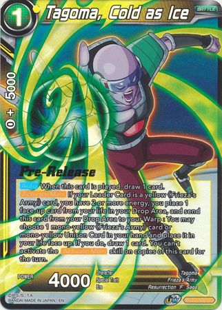 Tagoma, Cold as Ice (BT12-106) [Vicious Rejuvenation Prerelease Promos] Parallel Foil