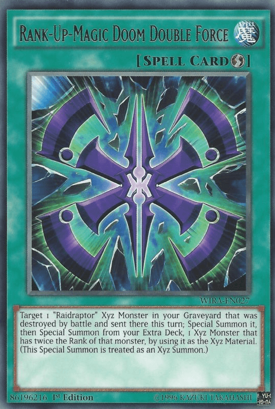Rank-Up-Magic Doom Double Force [WIRA-EN027] Rare - Josh's Cards
