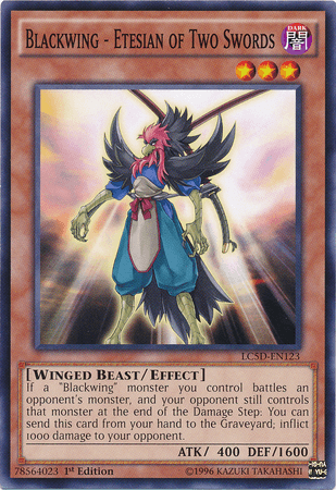 Blackwing - Etesian of Two Swords [LC5D-EN123] Common - Josh's Cards