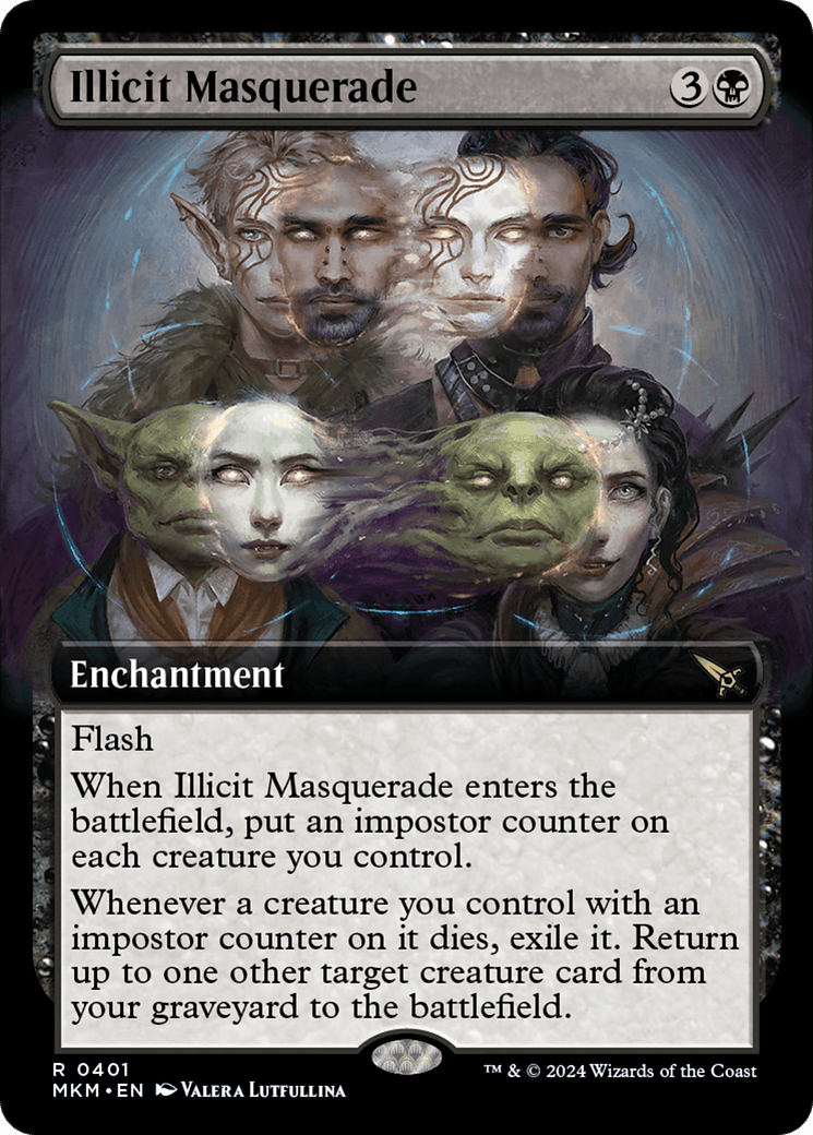 Illicit Masquerade (Extended Art) [Murders at Karlov Manor] - Josh's Cards