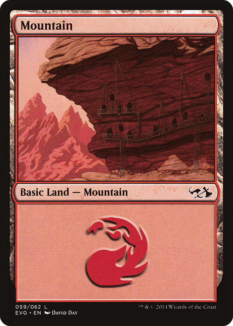 Mountain (DD3-059) - Duel Decks Anthology: Elves vs. Goblins