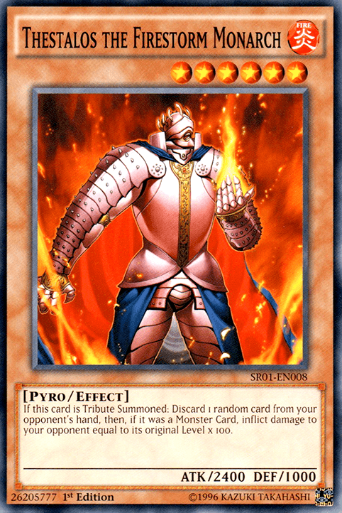 Thestalos the Firestorm Monarch [SR01-EN008] Common - Josh's Cards