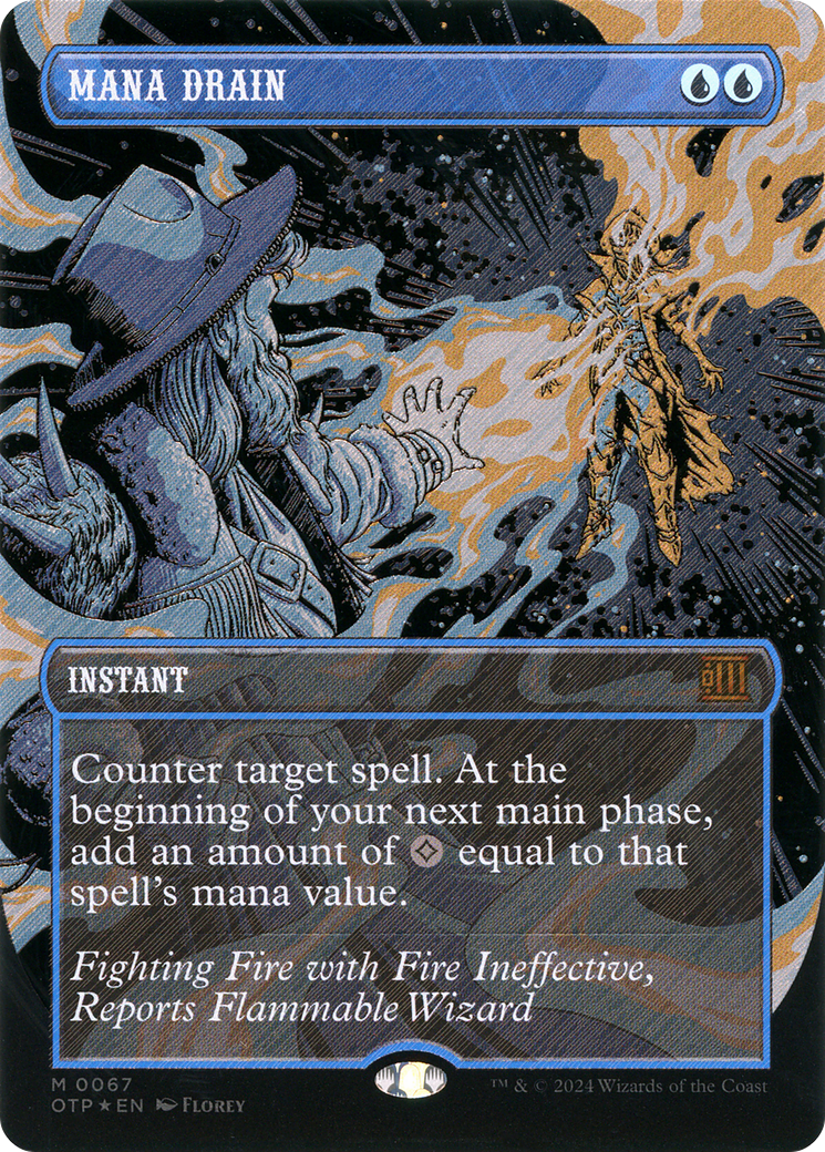 Mana Drain (OTP-067) - Breaking News (Borderless) Foil