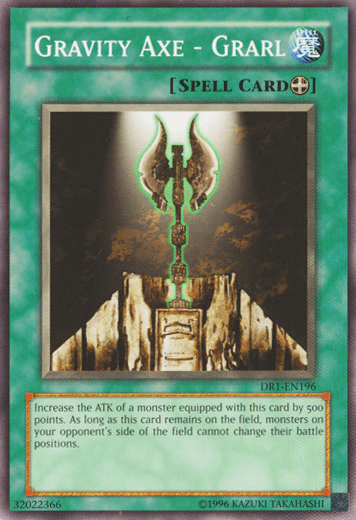 Gravity Axe - Grarl [DR1-EN196] Common - Josh's Cards