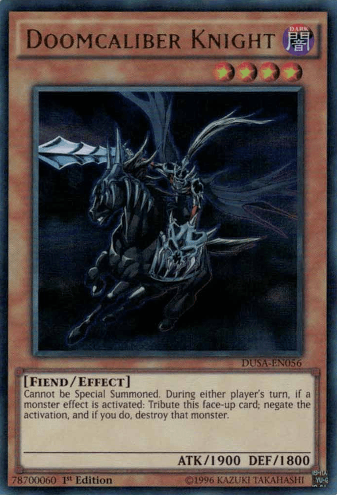 Doomcaliber Knight [DUSA-EN056] Ultra Rare - Josh's Cards