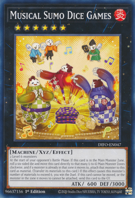 Musical Sumo Dice Games [DIFO-EN047] Common - Josh's Cards