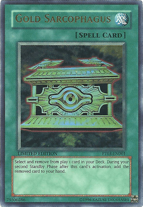 Gold Sarcophagus [PT03-EN001] Ultra Rare - Josh's Cards