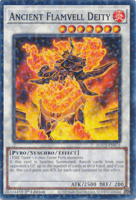 Ancient Flamvell Deity (Duel Terminal) [HAC1-EN075] Parallel Rare - Josh's Cards