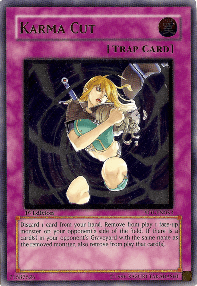 Karma Cut (UTR) [SOI-EN053] Ultimate Rare - Josh's Cards