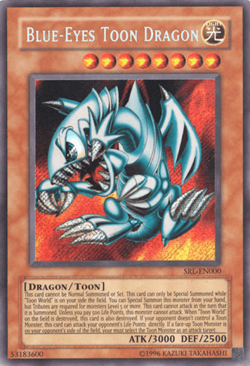 Blue-Eyes Toon Dragon [SRL-EN000] Secret Rare - Josh's Cards