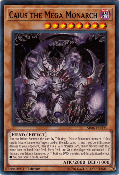 Caius the Mega Monarch [SR06-EN008] Common - Josh's Cards