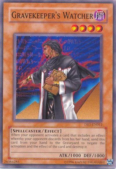 Gravekeeper's Watcher [DR1-EN012] Common - Josh's Cards