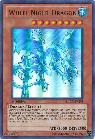 White Night Dragon [LCGX-EN205] Ultra Rare - Josh's Cards
