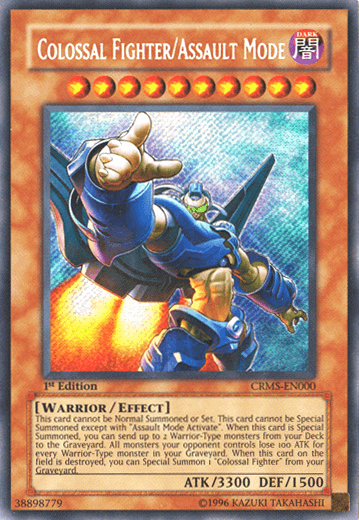 Colossal Fighter/Assault Mode [CRMS-EN000] Secret Rare - Josh's Cards