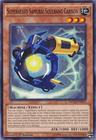 Superheavy Samurai Soulbang Cannon [NECH-EN013] Common - Josh's Cards