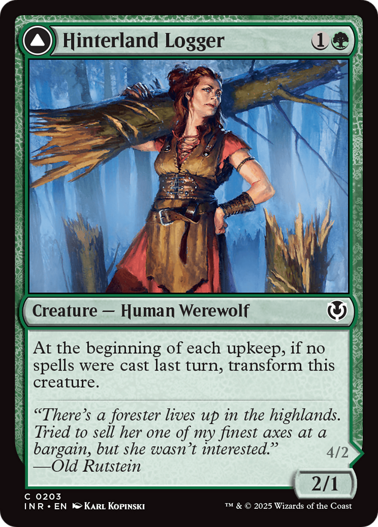 Hinterland Logger (INR-203) - Innistrad Remastered