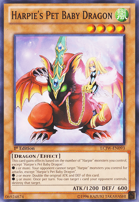Harpie's Pet Baby Dragon [LCJW-EN093] Common - Josh's Cards