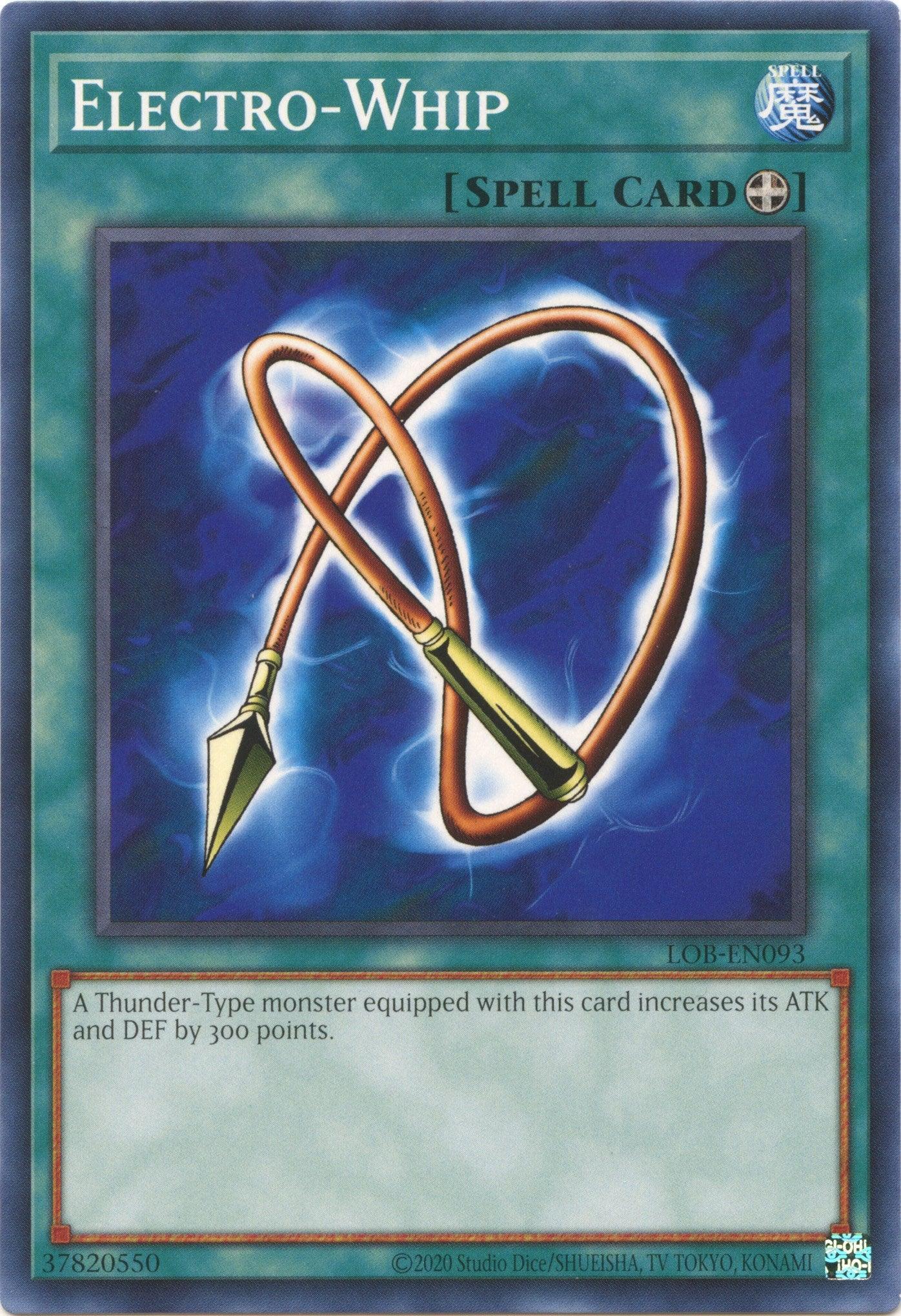 Electro-Whip (25th Anniversary) [LOB-EN093] Common - Josh's Cards