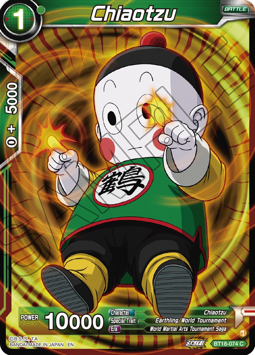 Chiaotzu (BT18-074) [Dawn of the Z-Legends] Parallel Foil