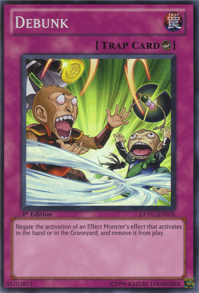 Debunk [EXVC-EN076] Super Rare - Josh's Cards