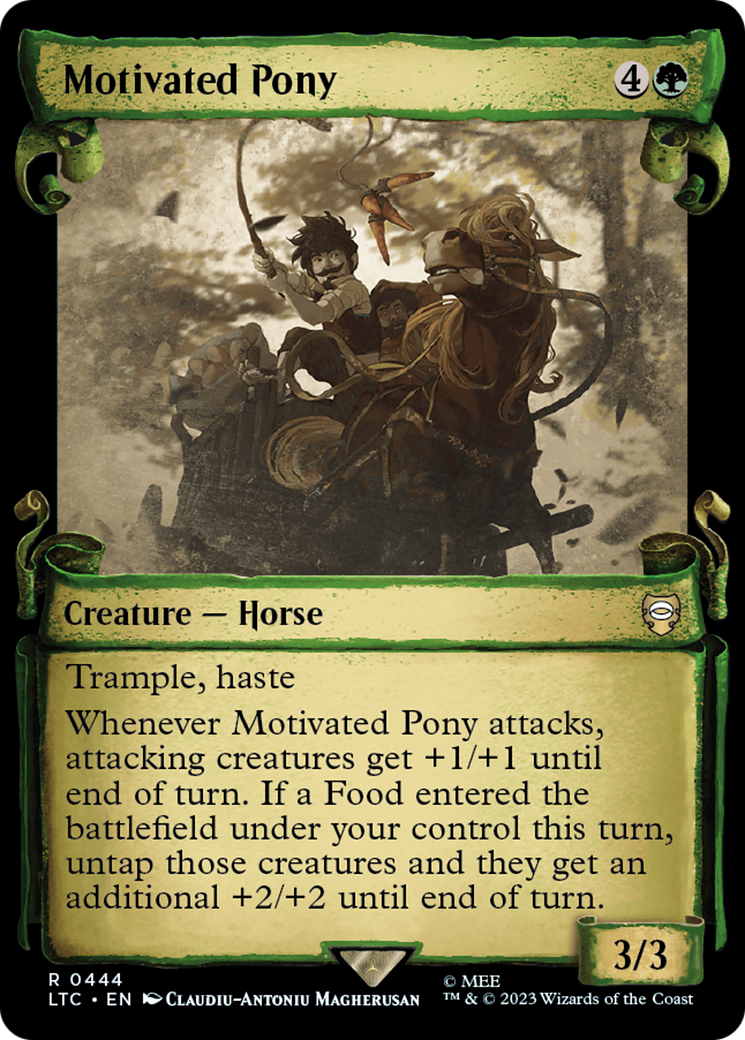 Motivated Pony (LTC-444) - Tales of Middle-earth Commander: (Showcase)